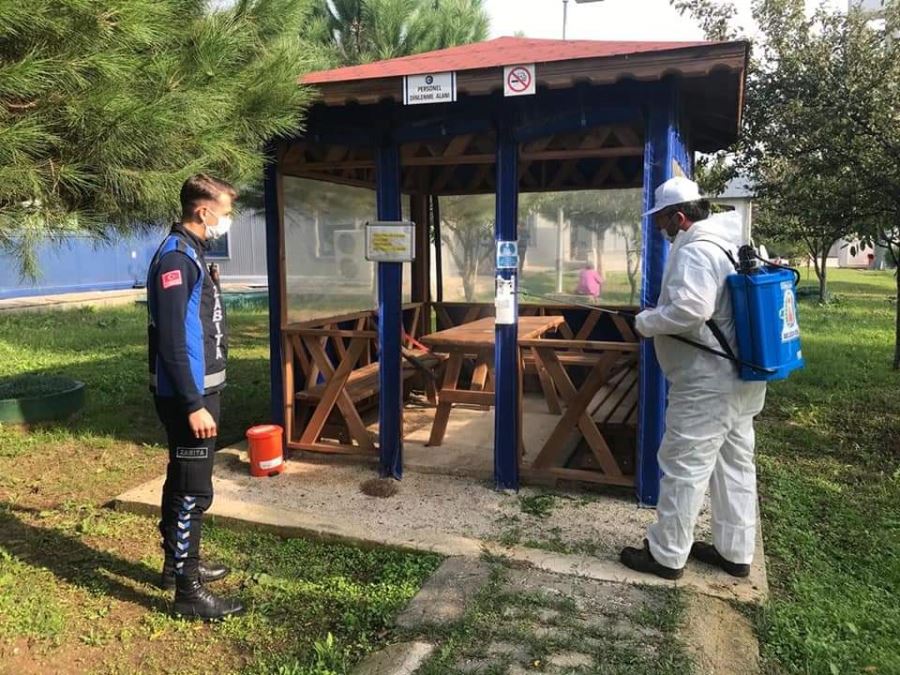 Çan’da Dezenfekte Çalışmaları Sürüyor