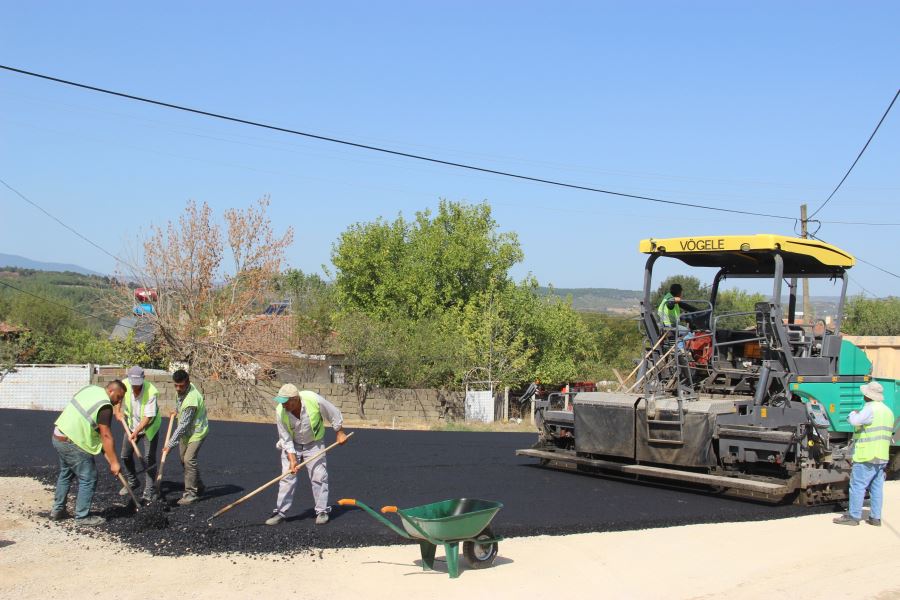 Çan İlçesine Bağlı Terzialan Beldesinde Sıcak Asfalt Çalışması Başlatıldı