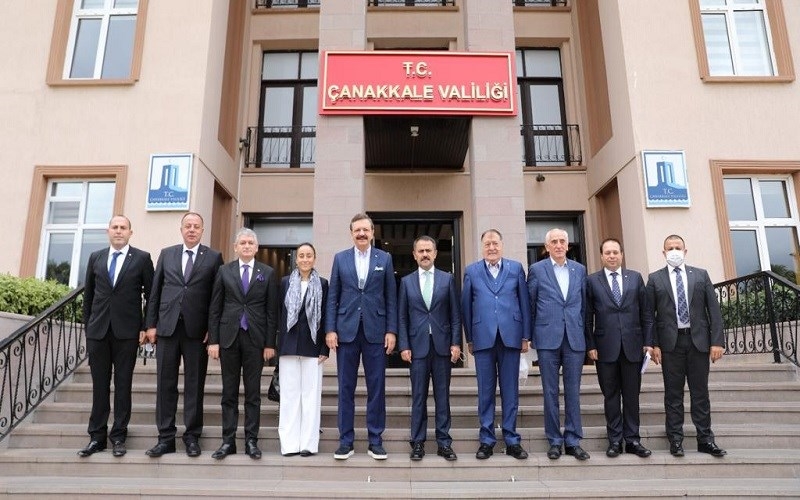 TOBB Başkanı Rifat Hisarcıklıoğlu, Vali Aktaş’ı ziyaret etti