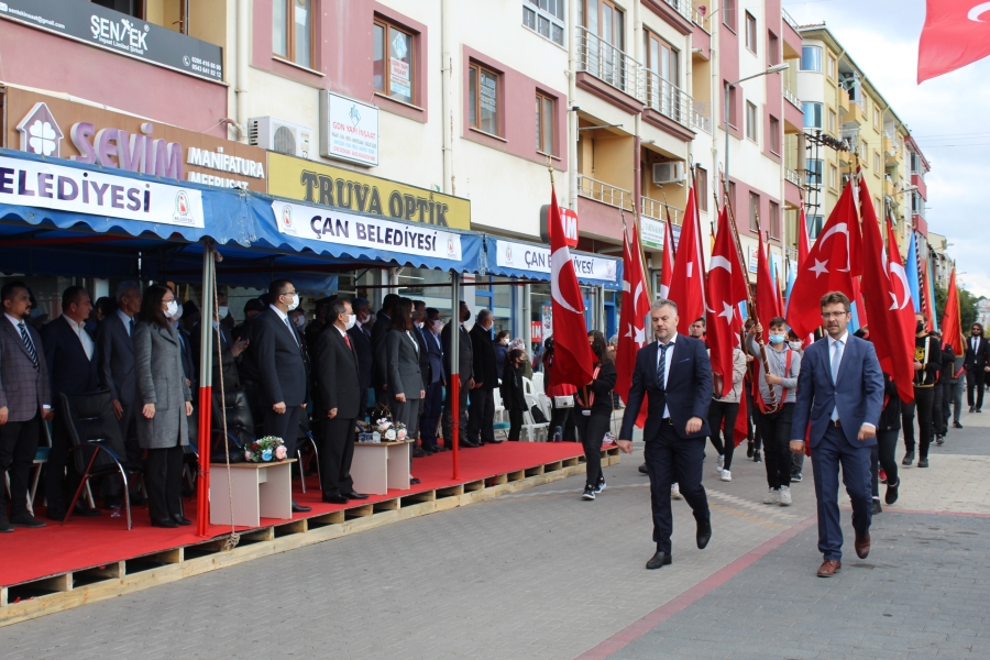 29 Ekim Cumhuriyet Bayramı Çan’da coşkuyla kutlandı