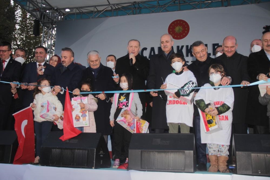 Cumhurbaşkanı Erdoğan: “O yumrukları millete değil, gücünüz yetiyorsa bize sallayın”