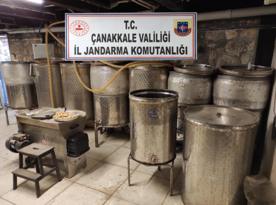 7 bin 580 litre sahte alkollü içki ele geçirildi