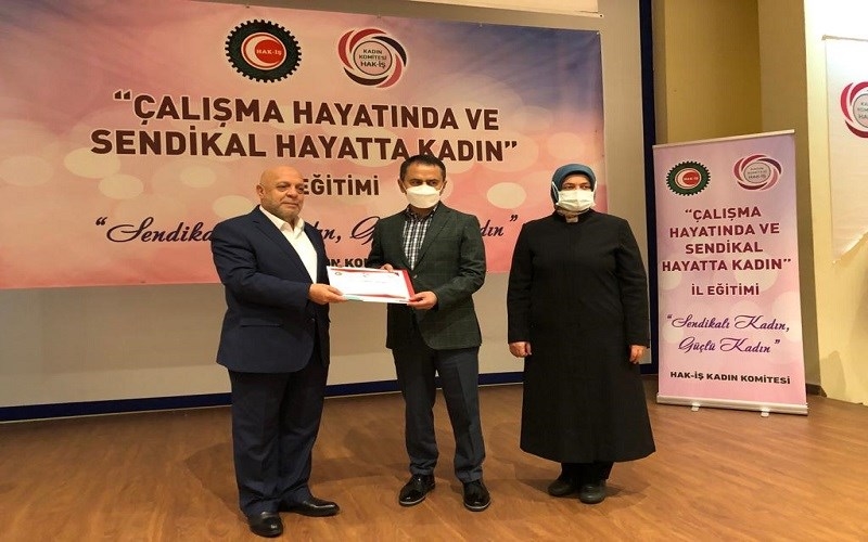 “Çalışma Hayatında ve Sendikal Hayatta Kadın” eğitim programı düzenlendi
