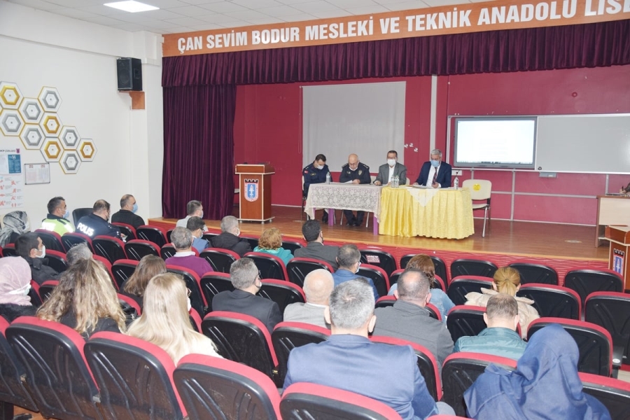 Okul güvenliği toplantısı düzenlendi