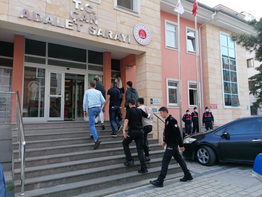 Çan’da gasp zanlısı tutuklandı