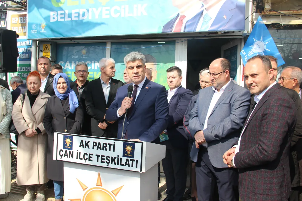 Çan AK Parti Seçim Koordinasyon Merkezi Açıldı