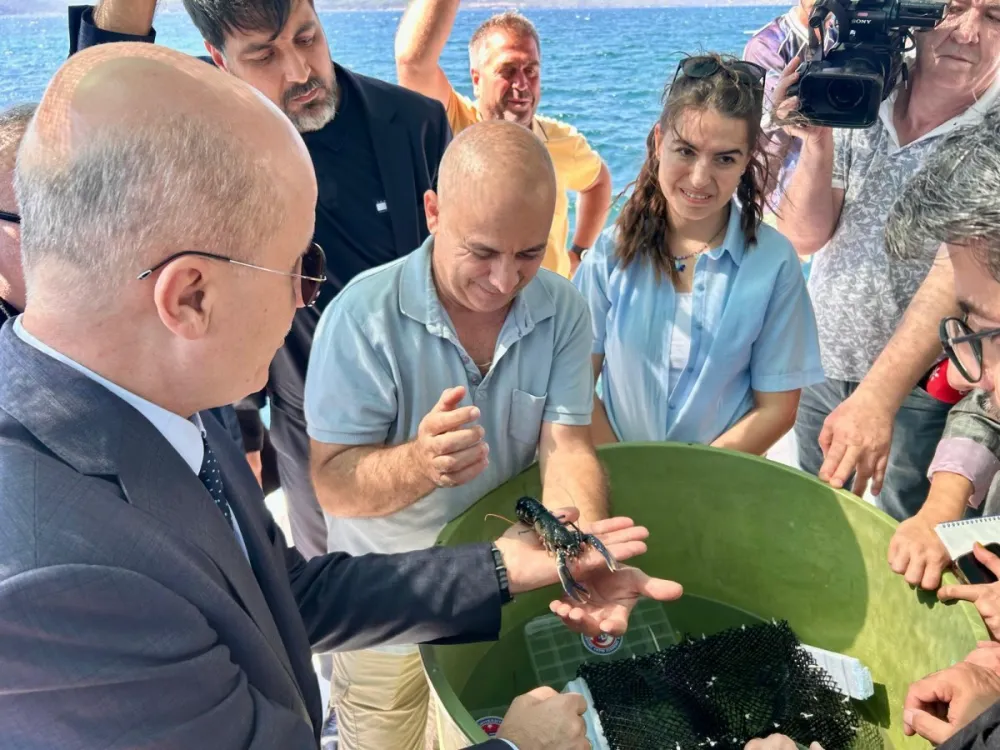 ÇOMÜ’nün Istakoz Yetiştirme Projesine YÖK Başkanı’ndan Destek