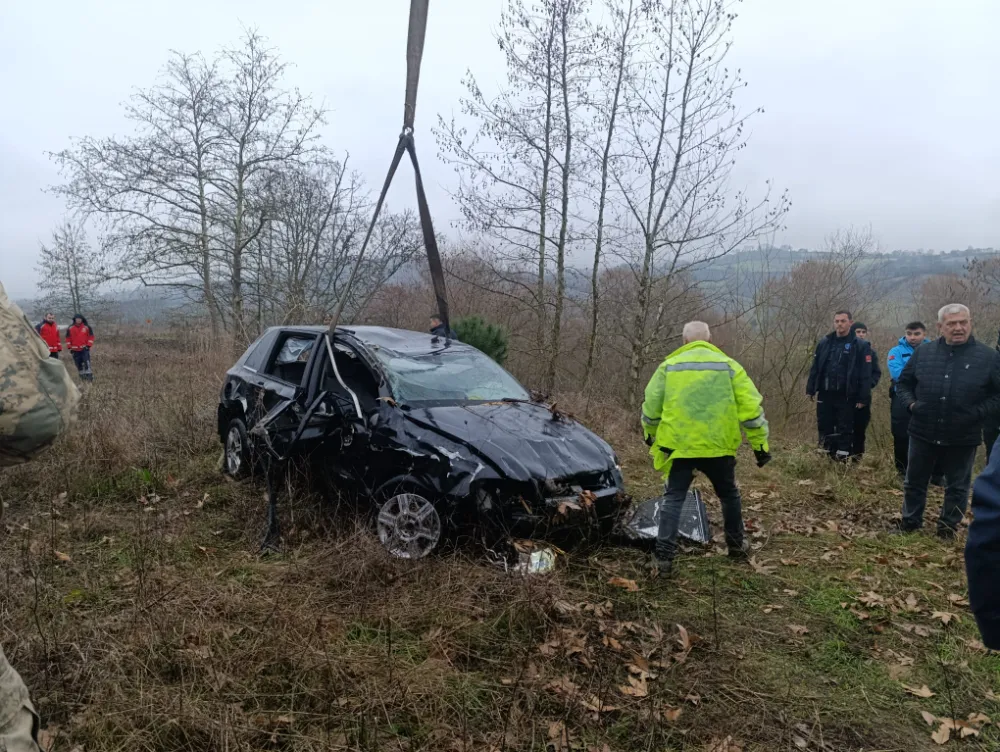 Otomobilin çaya uçması sonucu kaybolan kişi ölü olarak bulundu