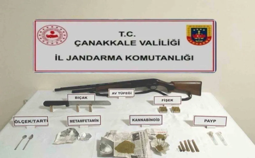 Çanakkale’de uyuşturucu operasyonu: 4 tutuklama