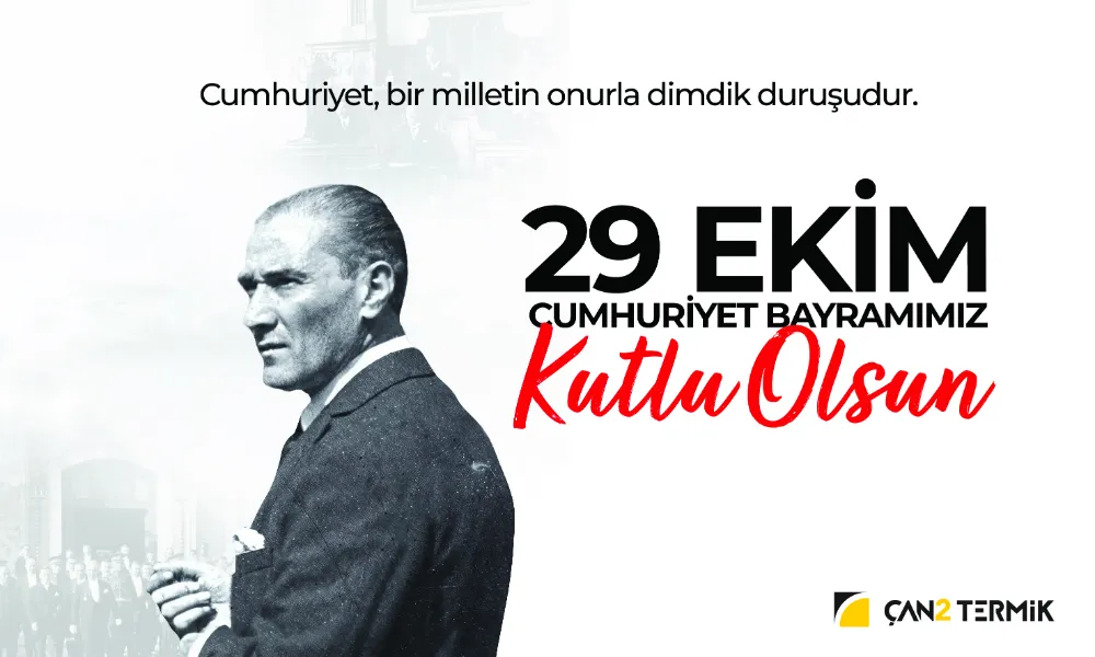 Çan2 Termik 29 Ekim Kutlama Mesajı 