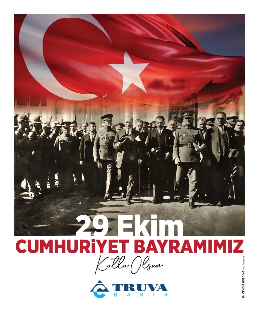 Truva Bakır 29 Ekim Kutlama Mesajı