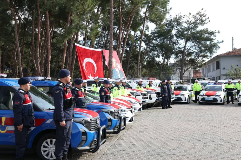 Çanakkale’de Kolluk Birimlerine 95 Yeni Araç