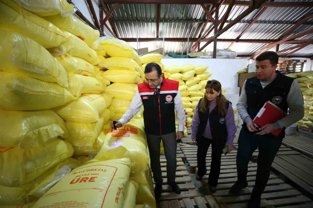 15 Gübre Üreticisi ve 205 Gübre Dağıtıcısı Denetlendi