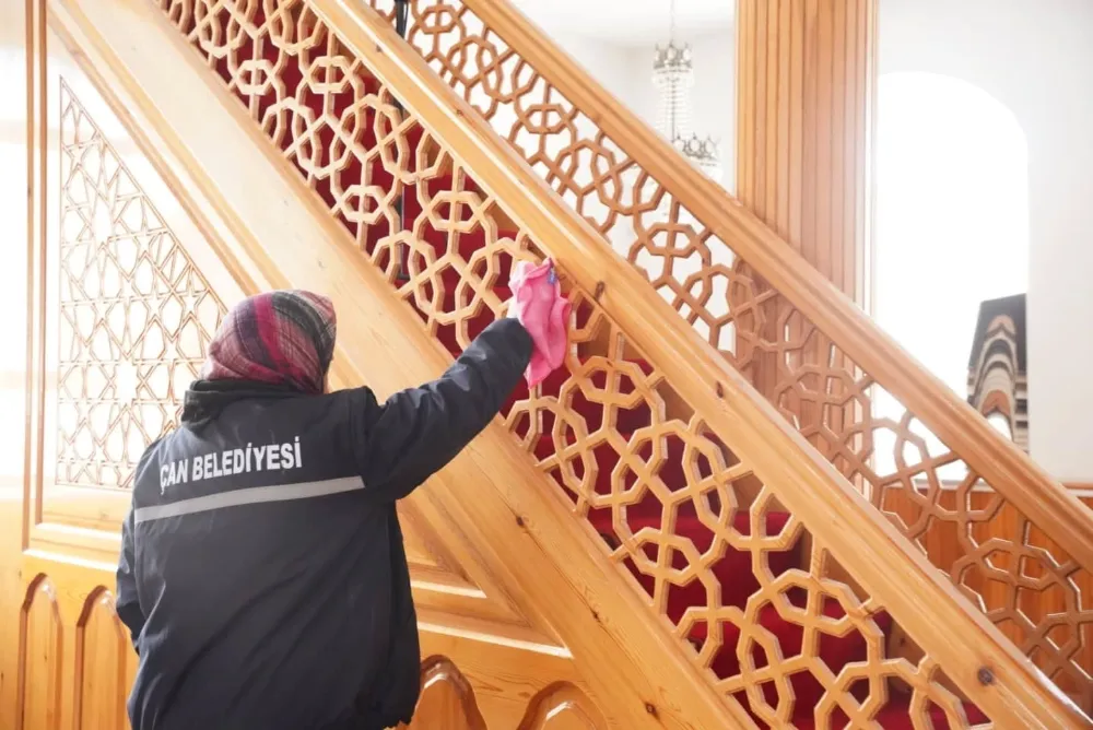 Çan Belediye Camileri Ramazan’a Hazırlıyor 