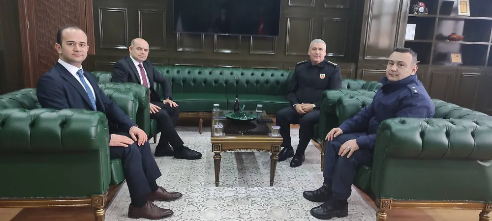 İl Jandarma Komutanı Arslan’dan Kaymakam Nebioğlu’na Ziyaret
