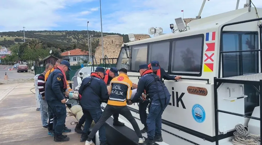 Solunum Yetmezliği Çeken Hastanın Tıbbi Tahliyesi Sahil Güvenlik Ekiplerince Gerçekleştirildi