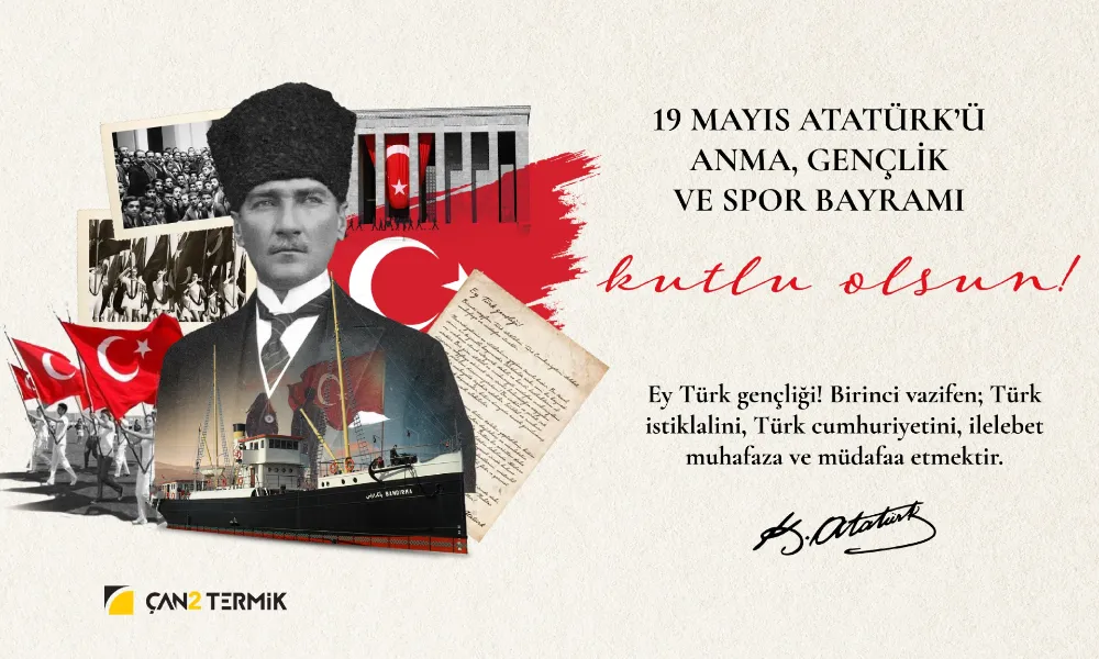 Çan2 Termik 19 Mayıs Kutlama Mesajı