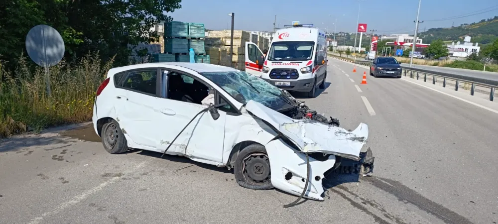 Çan’da trafik kazası; 2 yaralı
