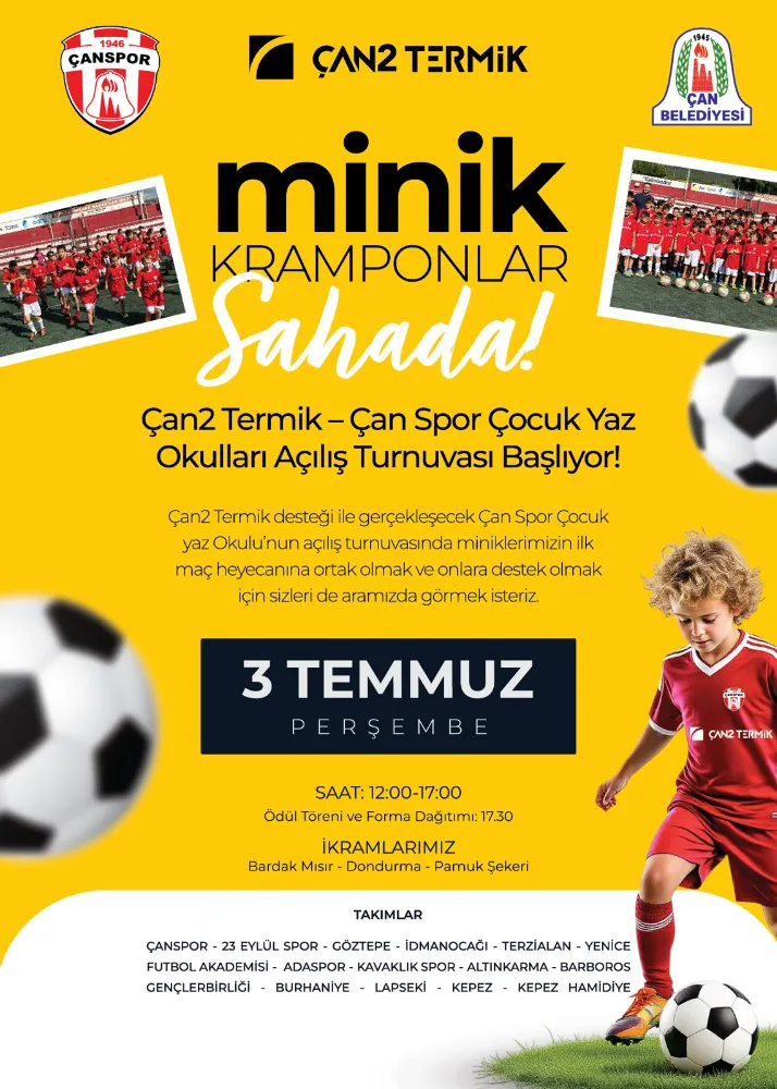 Çan2 Termik Desteğiyle Minik Kramponlar Sahada