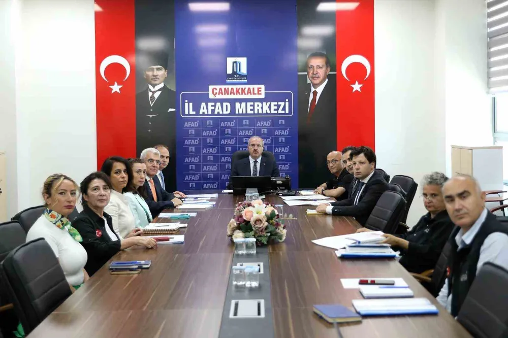 Valilikten Ayvacık Depremleri Sonrası Değerlendirme Toplantısı