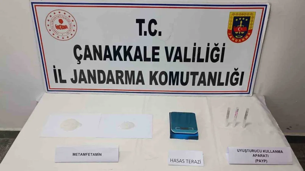 Çanakkale’de Uyuşturucu Operasyonu