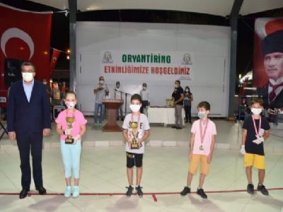 Çan Belediyesi Oryantiring Bilgi Yarışmasında Ödül Töreni 