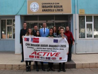 Çan İbrahim Bodur Anadolu Lisesi Erasmus+KA229 Actıve Projesi Yaygınlaştırma Çalışmalarına Devam Ediyor