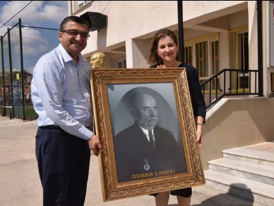 Çan belediye başkanı Bülent Öz, ilçedeki okulları ziyaret etti